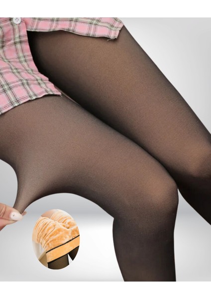 Kadın Ten Görünümlü Içi Pelüşlü Toparlayıcı Külotlu Çorap fırsatları