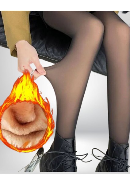 Kadın Ten Görünümlü Içi Pelüşlü Toparlayıcı Külotlu Çorap indirimleri