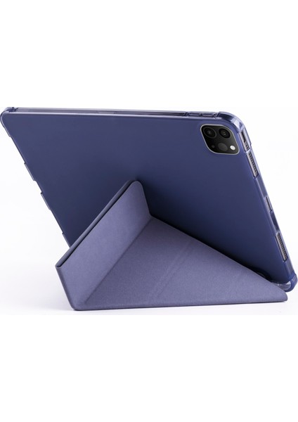 Ipad Pro 4. Nesil 3. Nesil 11 Inç M2 2022 - 2021 Uyumlu Kılıf Standlı Akıllı Kapaklı Kalemlik Bölmeli Silikon Kılıf modelleri