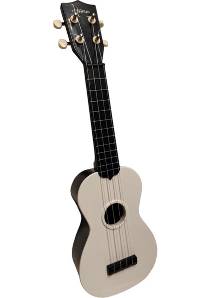 Hawiian XU2101 - 4 Beyaz Kompozit Soprono Telli Ukulele