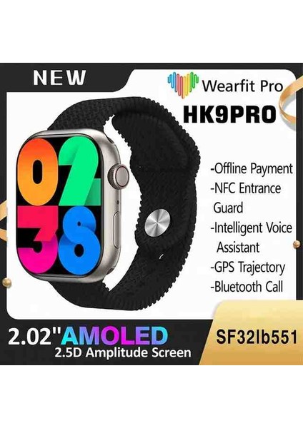 Hk9 Pro Max Gen 2 Amoled Ekran Yapay Zeka Destekli 45MM Akıllı Saat