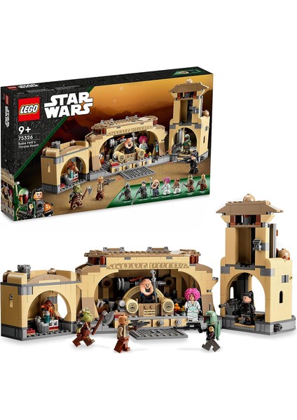 Star Wars™ Boba Fett’in Taht Odası 75326-9 Yaş ve Üzeri Çocuklar Için Boba Fett™ ve Bib Fortuna™’yı Içeren Oyuncak Yapım S (732 Parça)