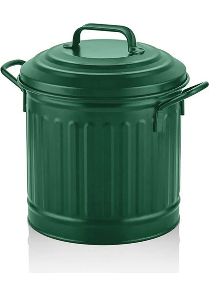 Tezgah Üstü Çöp Kovası 4lt - Koyu Yeşil