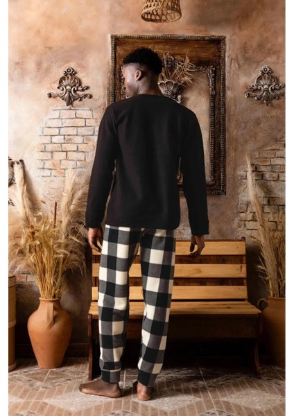 Erkek Kışlık Polar Pijama Takımı K100/13 - 1 Adet
