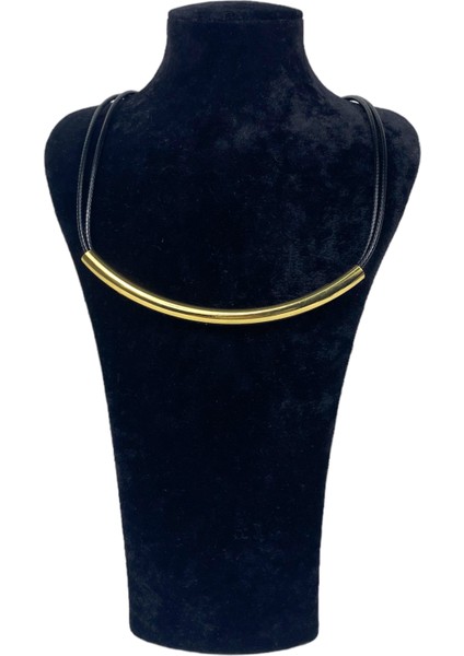 Gold Halka Kolye