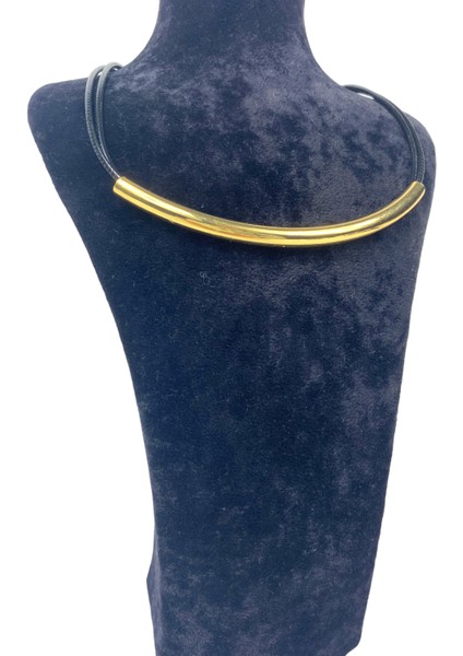 Gold Halka Kolye