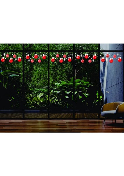 Yeni Yıl Merry Christmas Parti Malzemeleri Cam Duvar Sticker Setleri