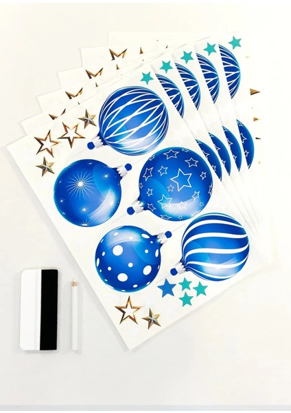 Yeni Yıl Merry Christmas Parti Malzemeleri Cam Duvar Sticker Setleri fiyatları