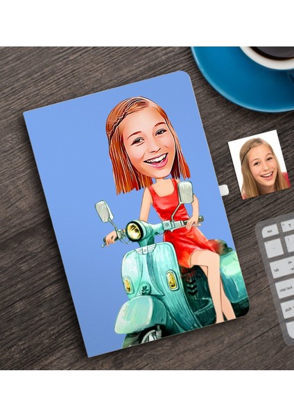 Kişiye Özel Bayan Karikatürlü Defter-23 fiyatları