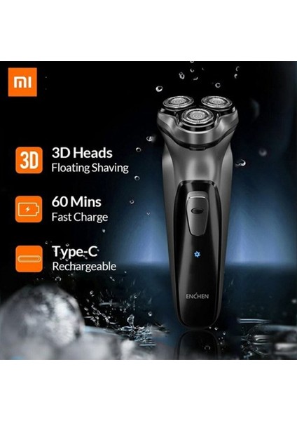 Xiaomi Blackstone 3D Şarjlı Tıraş Makinesi