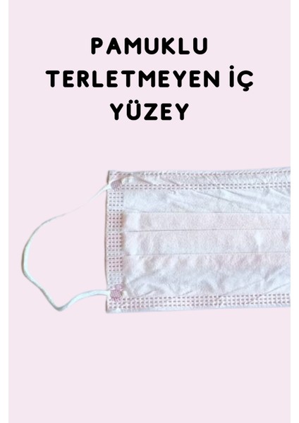 3 Katlı Burun Telli Yüksek Korumalı Tıbbi Maske