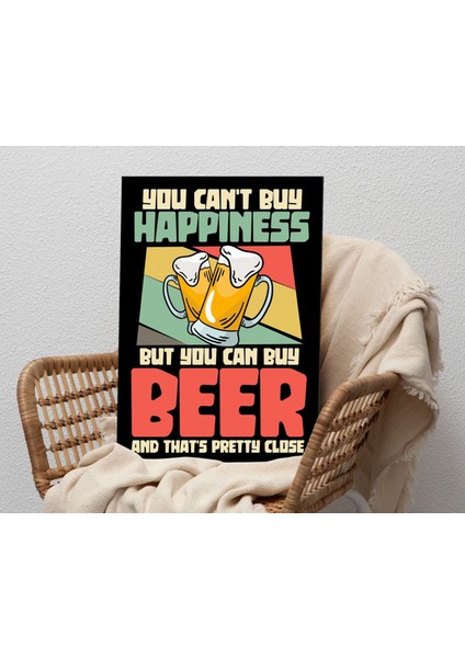 Beer Tasarımlı Kanvas Tablo-9 70X100CM Ev Dekorasyonu, Ev Hediyesi