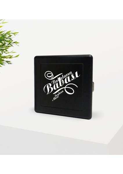 Kişiye Özel Babaların Babası Tasarımlı Siyah Metal Sigara Tabakası-1 fiyatları