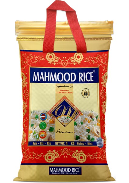 Mahmood Rıce 1121 Basmati Pirinç 4 kg x 2 Adet