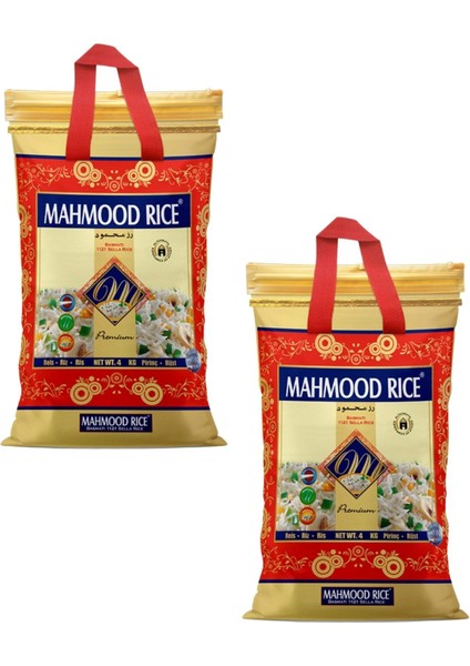 Mahmood Rıce 1121 Basmati Pirinç 4 kg x 2 Adet