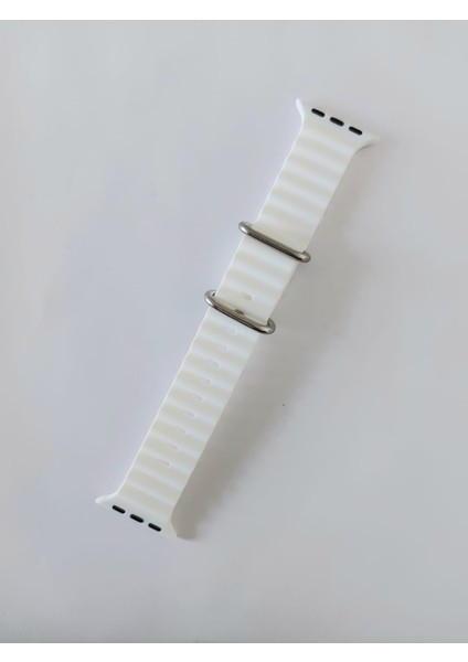 Apple Watch Uyumlu Ocean Band 44/45/49 mm Beyaz fırsatları