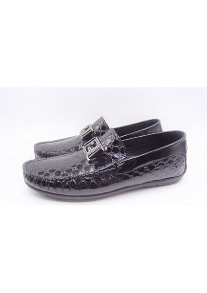 King Shoes Siyah Rugan Erkek Ayakkabı 4013 fırsatları