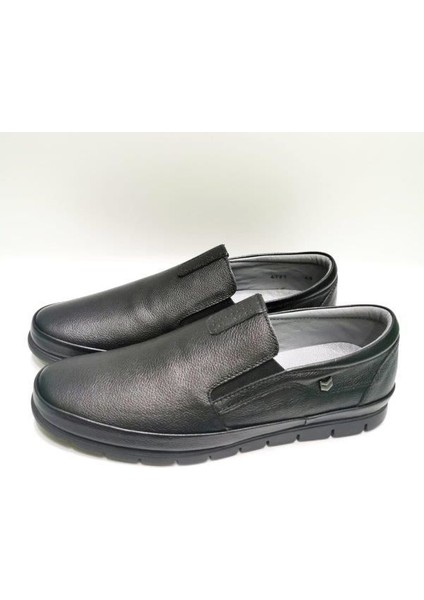 King Shoes Siyah Bağsız Erkek Ayakkabı modelleri