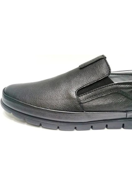 King Shoes Siyah Bağsız Erkek Ayakkabı fırsatları