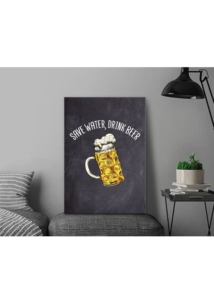 Beer Tasarımlı Kanvas Tablo-2 70X100CM Ev Dekorasyonu, Ev Hediyesi modelleri