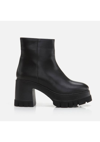 01BOH277200A100 Siyah Kadın Topuklu Bot