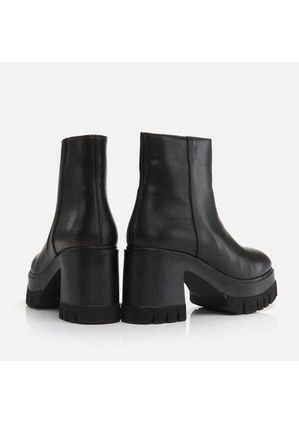 01BOH277200A100 Siyah Kadın Topuklu Bot modelleri