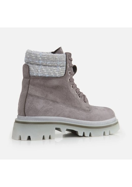 01BOY277080A230 Gri Kadın Düz Bot modelleri