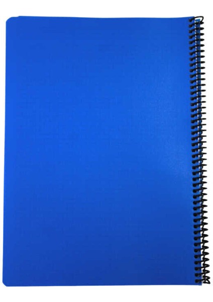 A4 80 Yaprak Spiralli Plastik Neon Kapak Defter