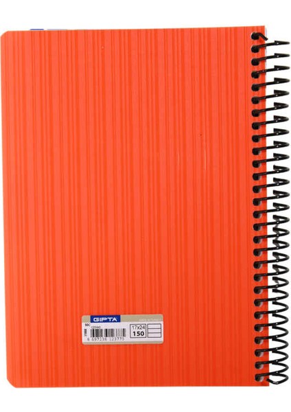 Spiralli 5 Seperatörlü Plastik Kapaklı Defter 150 Yaprak 17 x 24 cm fiyatları