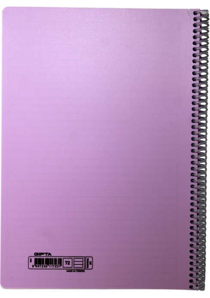 A4 72 Yaprak Pastoral Spiralli Plastik Kapak Defter fiyatları