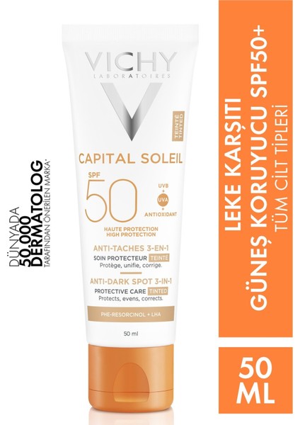 Vichy Capital Soleil SPF50 Anti-Dark Spots 50 ml