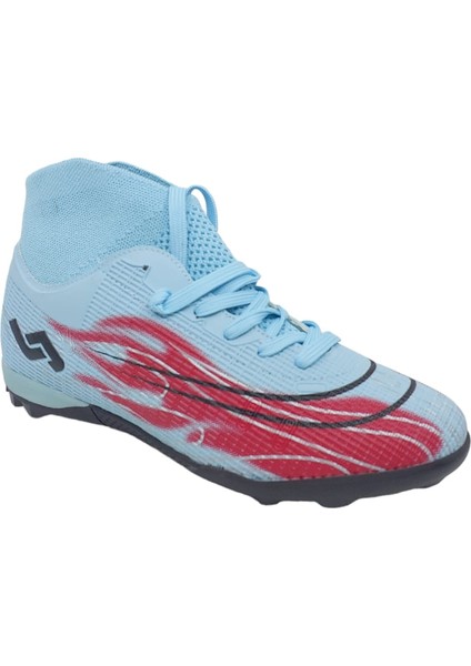 29677 Mavi Erkek Çoraplı Model Halı Saha Futbol Ayakkabısı fiyatları