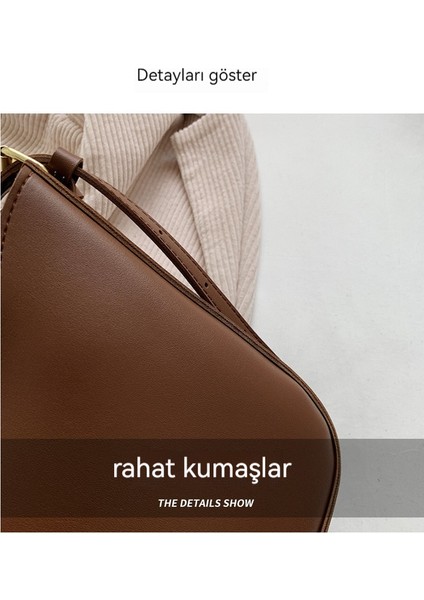 Tavşan Kolye ile Bayan Moda Vintage Omuz Çantası Büyük Kapasiteli Messenger Çanta (Yurt Dışından) fiyatları