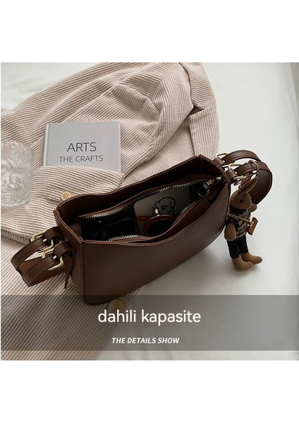 Tavşan Kolye ile Bayan Moda Vintage Omuz Çantası Büyük Kapasiteli Messenger Çanta (Yurt Dışından) indirimleri