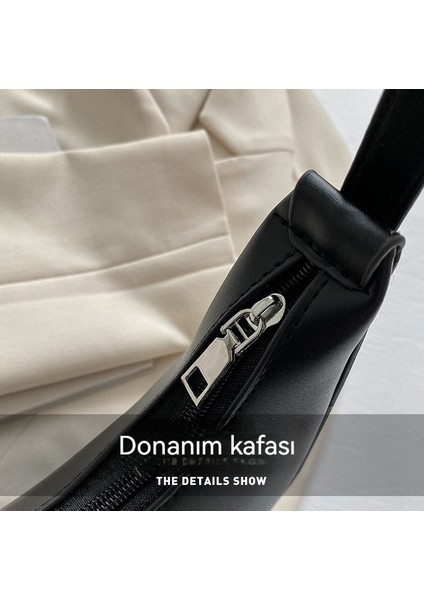 Fransız Niş Çanta Yüksek Kali Doku Moda Omuz Çantası Koltuk Altı Çanta (Yurt Dışından) modelleri