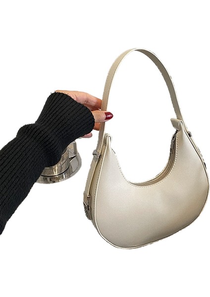 Fransız Niş Çanta Yüksek Kali Doku Moda Omuz Çantası Koltuk Altı Çanta (Yurt Dışından)