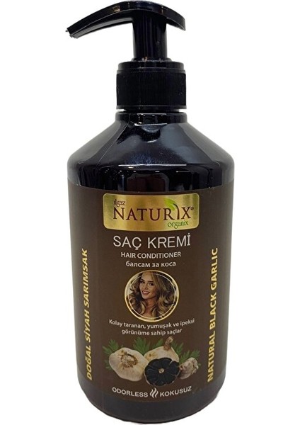 Naturix Saç Kremi 500 ml Siyah Sarımsak