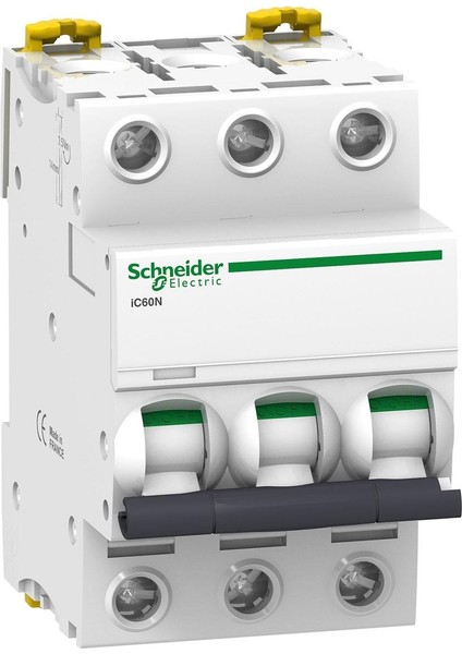 SCHNEIDER ACTi9 iC60N A9F74320 20A SİGORTA (3P, 6kA, C EĞRİSİ)