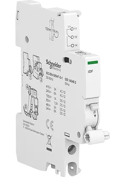 SCHNEIDER ACTi9 iOF A9A26924 YARDIMCI KONTAK BLOĞU (1K/A, AC/DC)