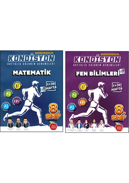 Newton Yayınları 8. Sınıf LGS Kondisyon Matematik Denemeleri - 8. Sınıf LGS Kondisyon Fen Bilimleri Denemeleri