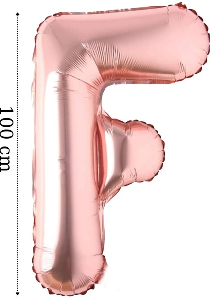 Folyo Balon Büyük Boy Harf Helyum Balon 100 cm Rosegold Renk Bride To Be Bekarlığa Veda