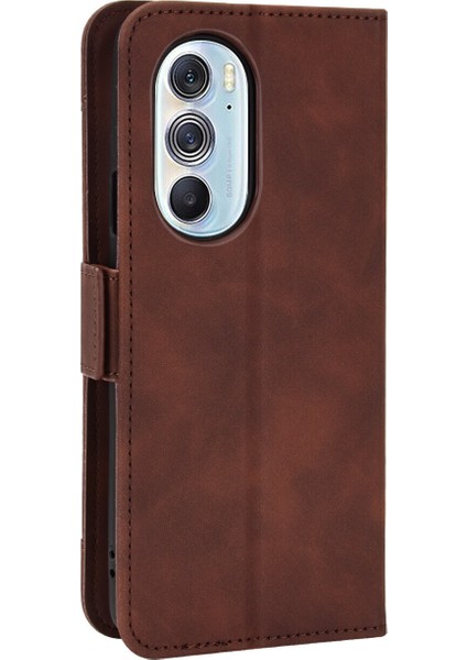 - 1383 Motorola Moto Edge 30 Pro Için Darbeye Dayanıklı Kart Tutuculu Telefon Kılıfı - Kahverengi (Yurt Dışından) indirimleri