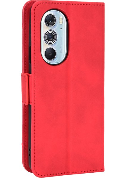 - 1383 Motorola Moto Edge 30 Pro Için Darbeye Dayanıklı Kart Tutuculu Telefon Kılıfı - Kırmızı (Yurt Dışından) indirimleri