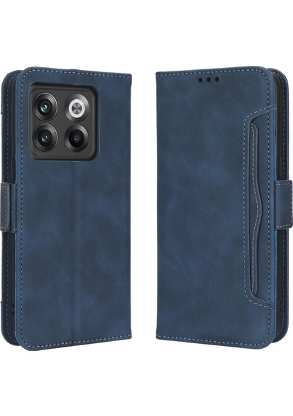 - 1383 Oneplus 10T 5g/ace Pro 5g Için Darbeye Dayanıklı Kart Tutuculu Telefon Kılıfı - Mavi (Yurt Dışından)