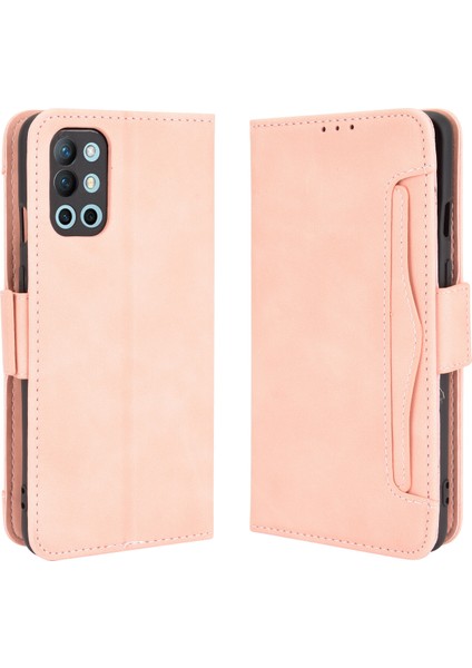 - 1383 Oneplus 9r Için Darbeye Dayanıklı Kart Tutuculu Telefon Kılıfı - Pembe (Yurt Dışından)