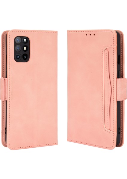 - 1383 Oneplus 8t Için Darbeye Dayanıklı Kart Tutuculu Telefon Kılıfı - Pembe (Yurt Dışından)