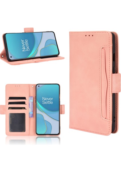 - 1383 Oneplus 8t Için Darbeye Dayanıklı Kart Tutuculu Telefon Kılıfı - Pembe (Yurt Dışından) fırsatları