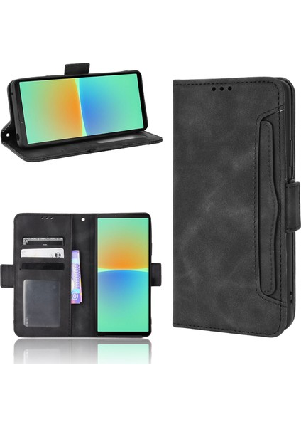 - 1383 Sony Xperia 10 V Için Darbeye Dayanıklı Kart Tutuculu Telefon Kılıfı - Siyah (Yurt Dışından) fırsatları