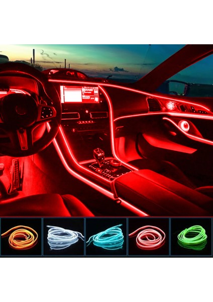 Araç İçi Torpido Ledi 5 Metre Neon Kırmızı fiyatları
