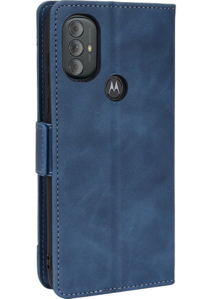 - 1383 Motorola Moto G Power 2022 Için Darbeye Dayanıklı Kart Tutuculu Telefon Kılıfı - Mavi (Yurt Dışından) indirimleri